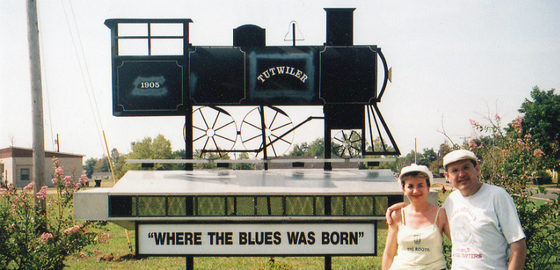 Angelina and Fabrizio Poggi - Where the blues was born Tutwiler, Mississippi