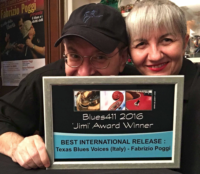 Jimi Award per Texas Blues Voices: miglior disco internazionale dell\'anno per Blues411