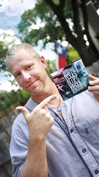 Guy Forsyth with Fabrizio Poggi\'s cd Texas Blues Voices
