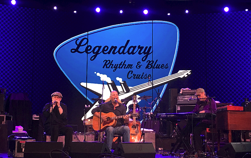 Fabrizio Poggi, Guy Davis & Professor Louie live on The Legendary Blues Cruise