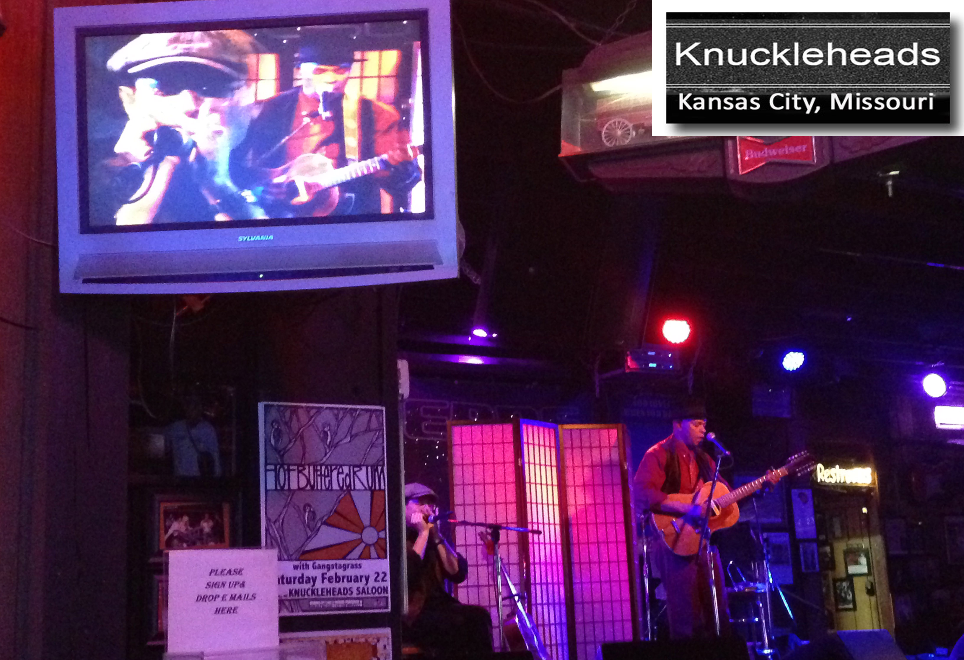 GUY DAVIS & FABRIZIO POGGI 2014 USA TOUR live at KNUCKLEHEADS Kansas City, Missouri