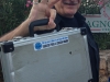 Charlie Musselwhite with the sticker