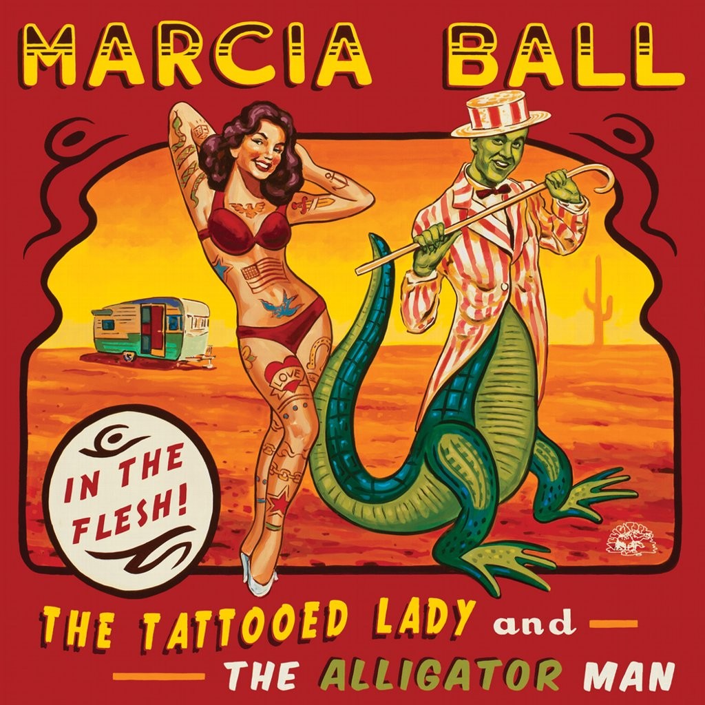 MARCIA BALL THE TATTOOED LADY AND THE ALLIGATOR MAN
